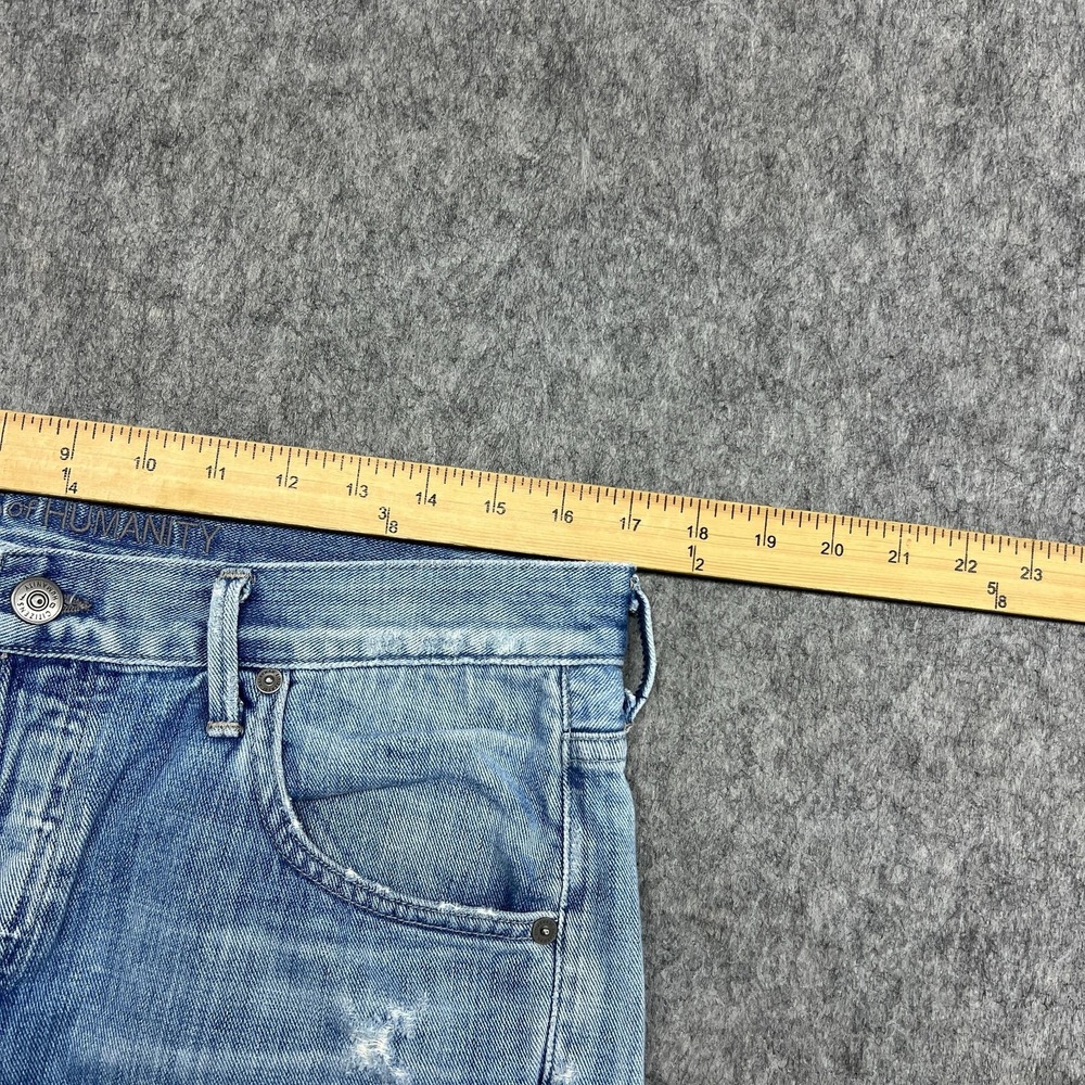 Citizens Of Humanity Emerson Jeans Womens 28 Blue Slim Boyfriend Distressed - Picture 16 of 16
